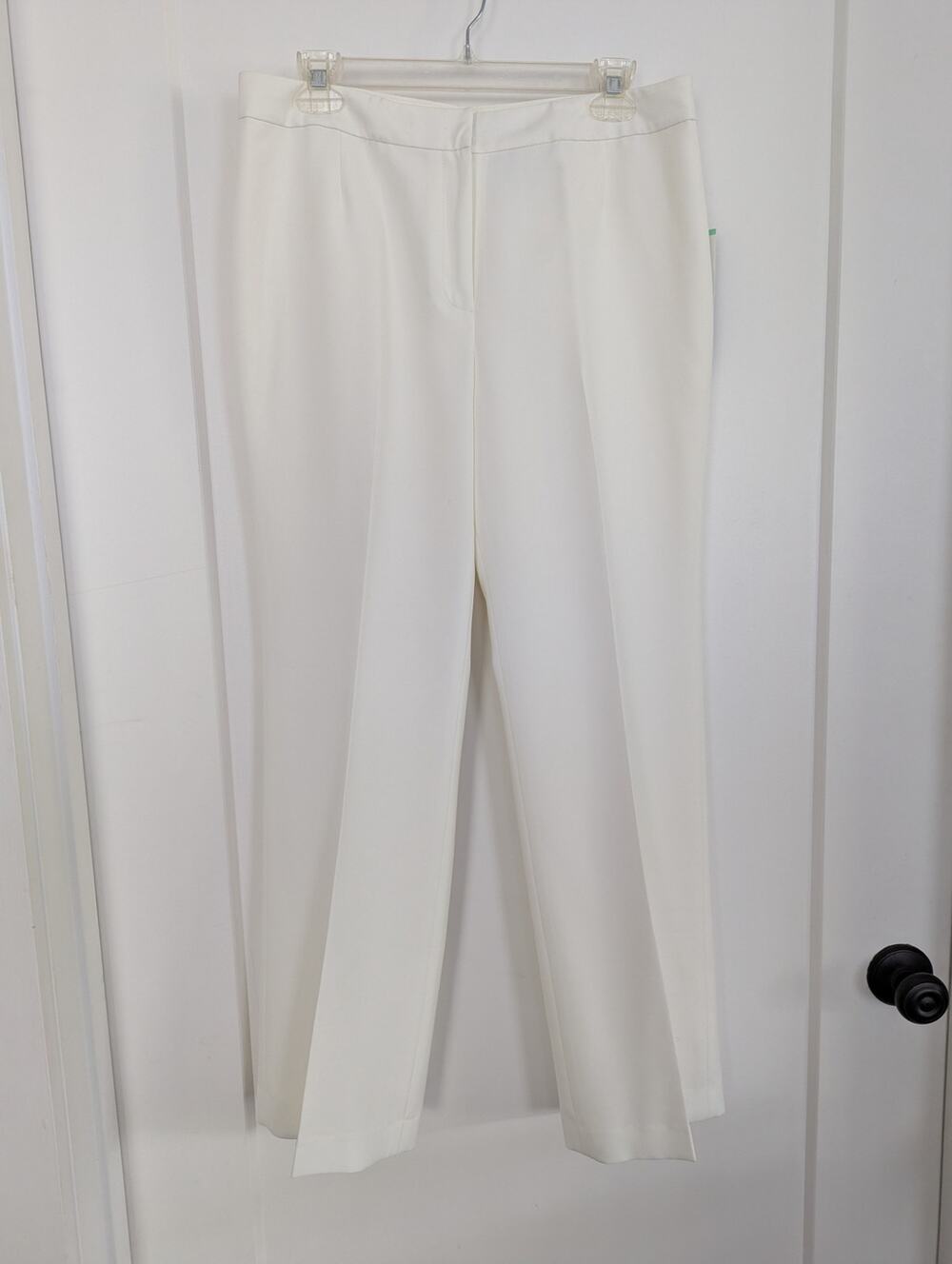 Kasper Separates Womens Dress Pants Ivory Sz 8P NWT Business Luxury